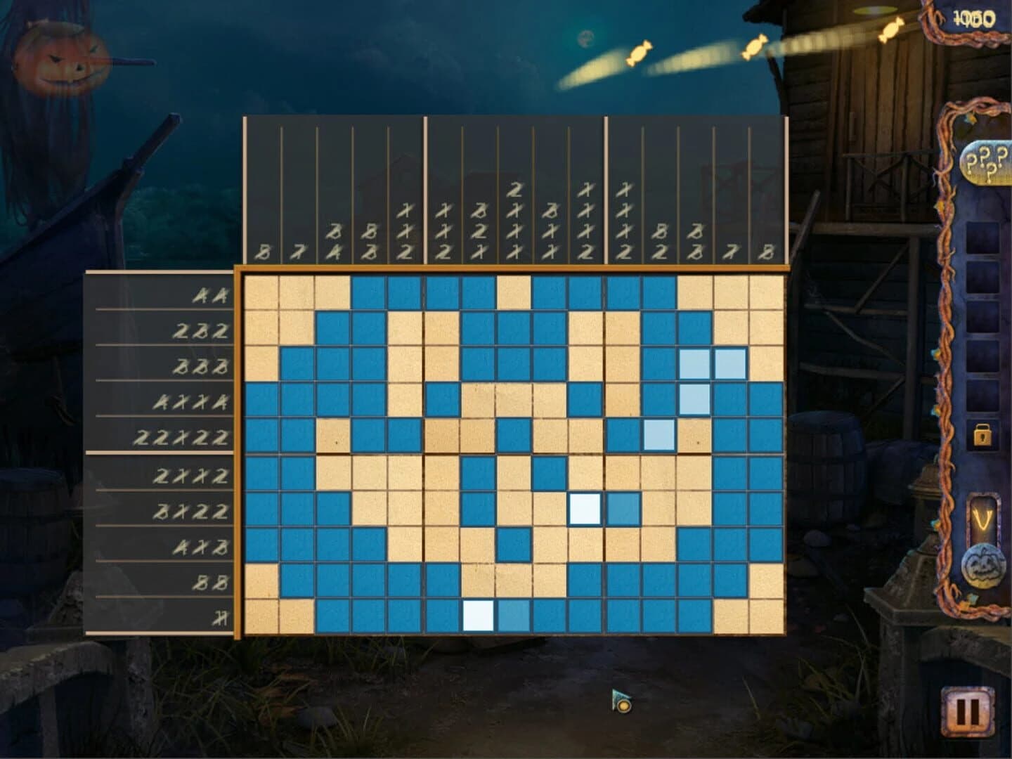 Fill and Cross: Trick or Treat screenshot 2