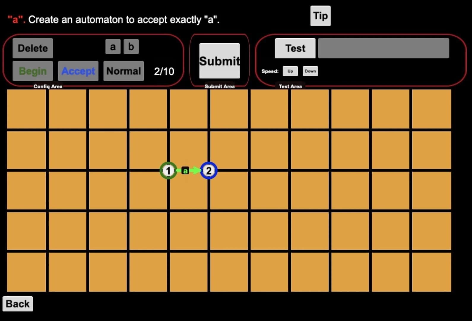 Finite State Automaton Challenges screenshot 3