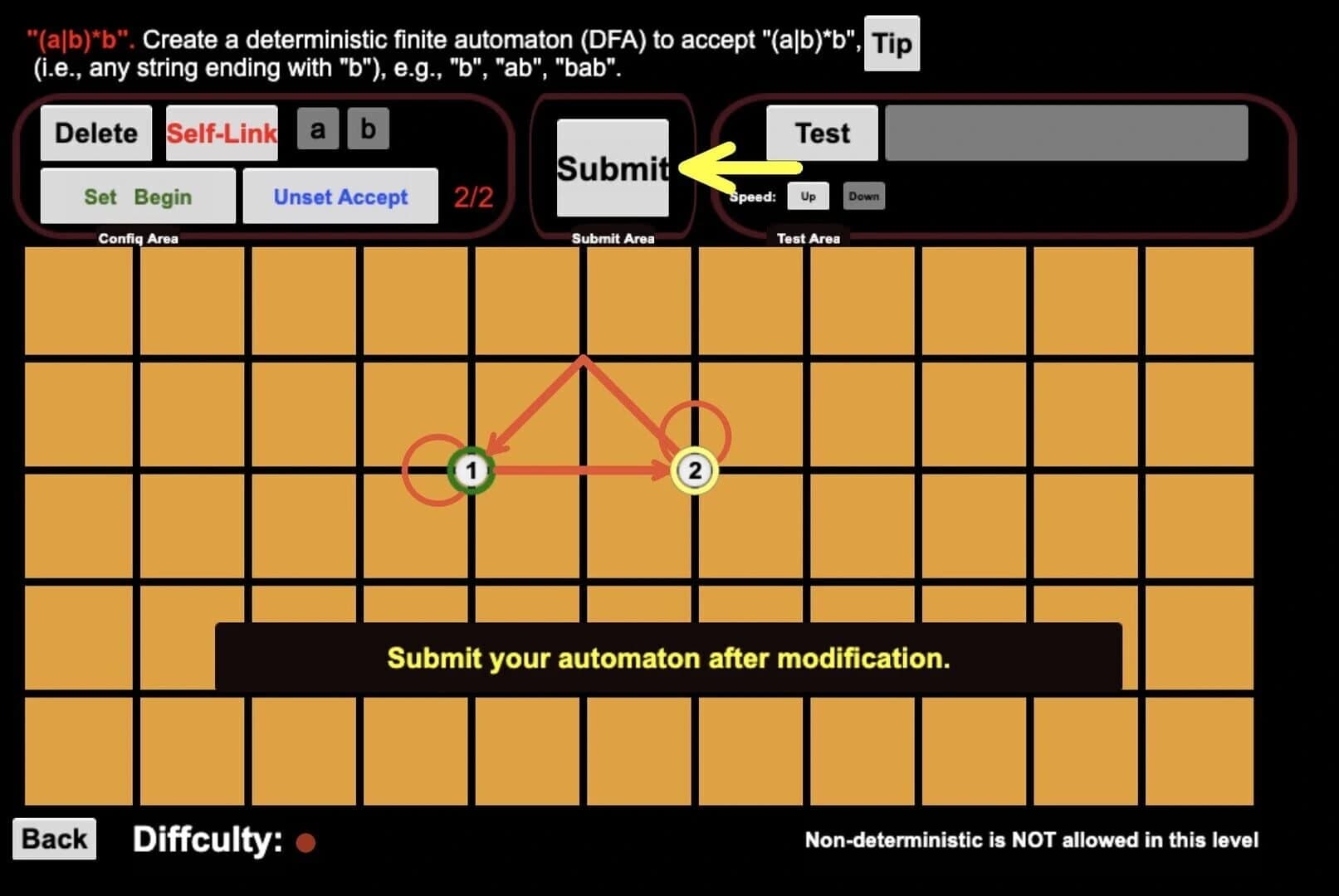 Finite State Automaton Challenges 2 screenshot 3