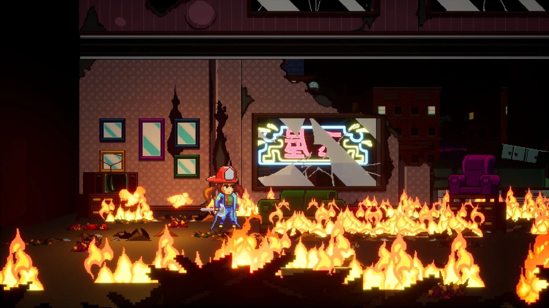 Firegirl: Hack 'n Splash Rescue screenshot 1