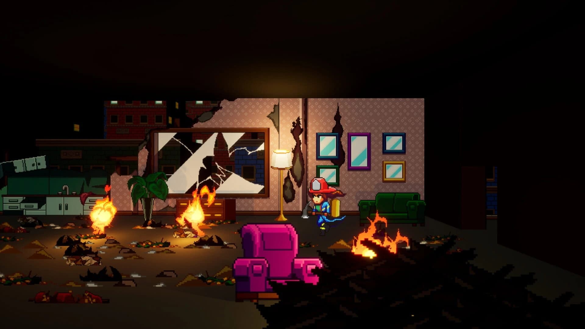 Firegirl: Hack 'n Splash Rescue screenshot 2