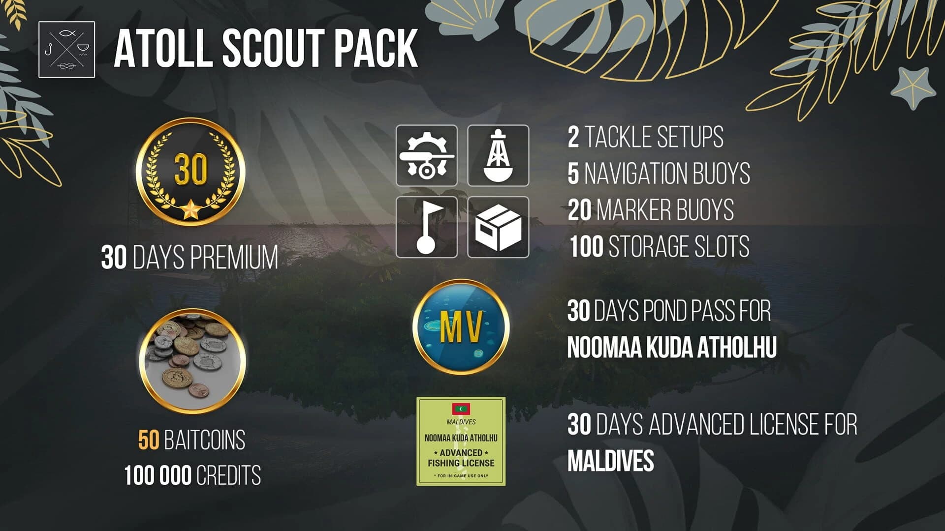 Fishing Planet: Atoll Scout Pack screenshot 3