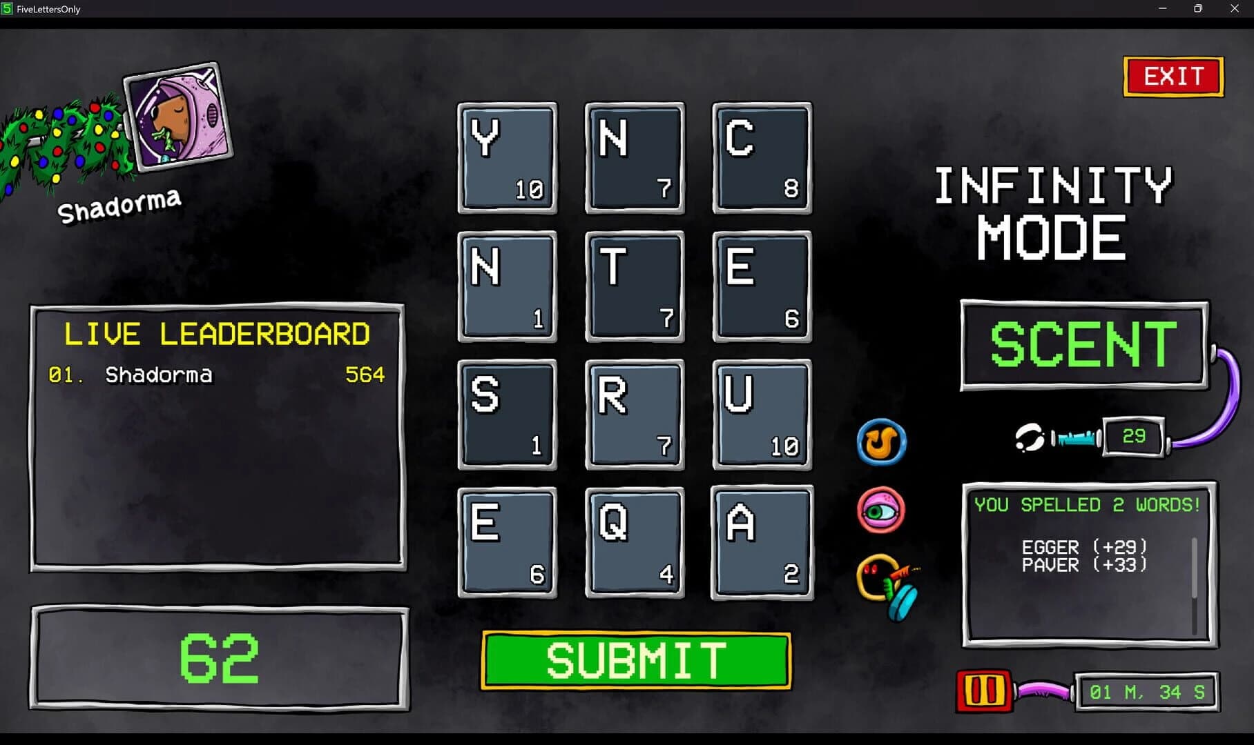 Five Letters Only screenshot 2