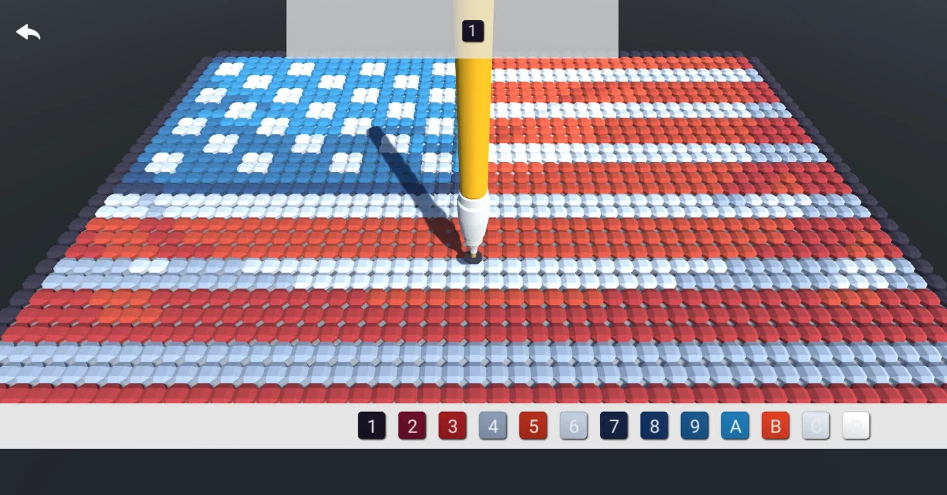 Flag Color Number: Painting and Coloring screenshot 1