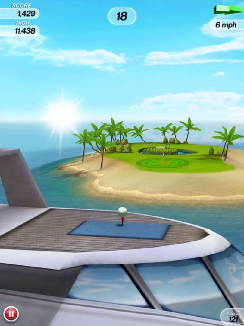 Flick Golf! screenshot 1