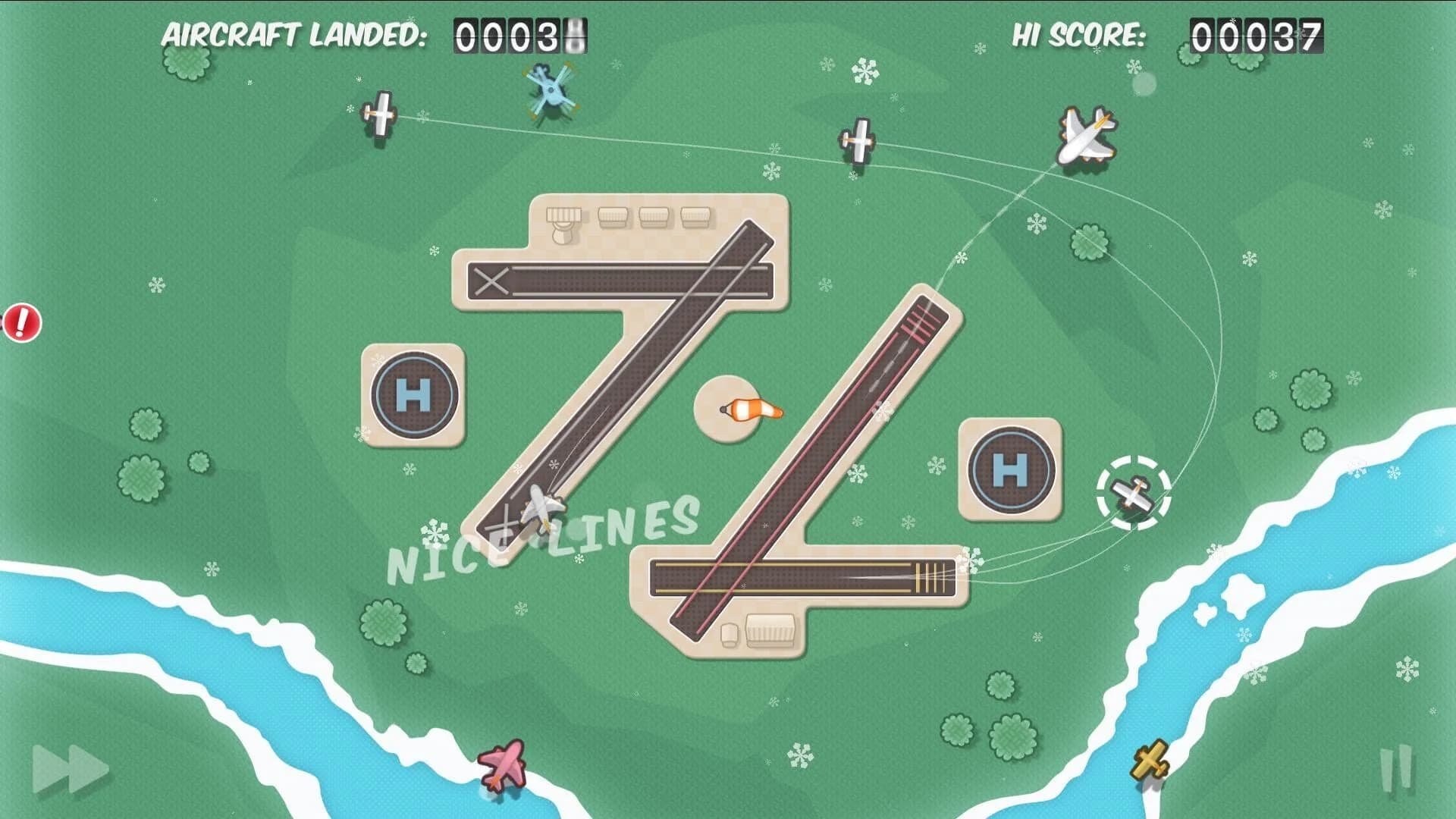 Flight Control HD screenshot 1