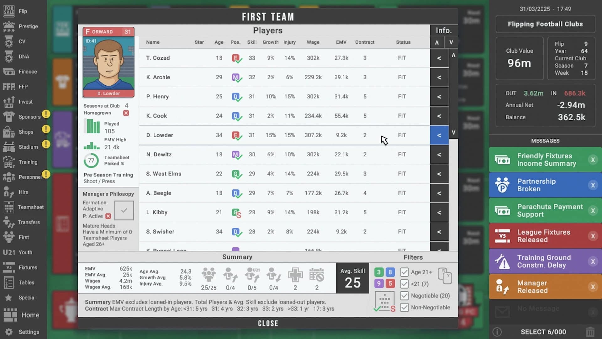 Flipping Football Clubs screenshot 2