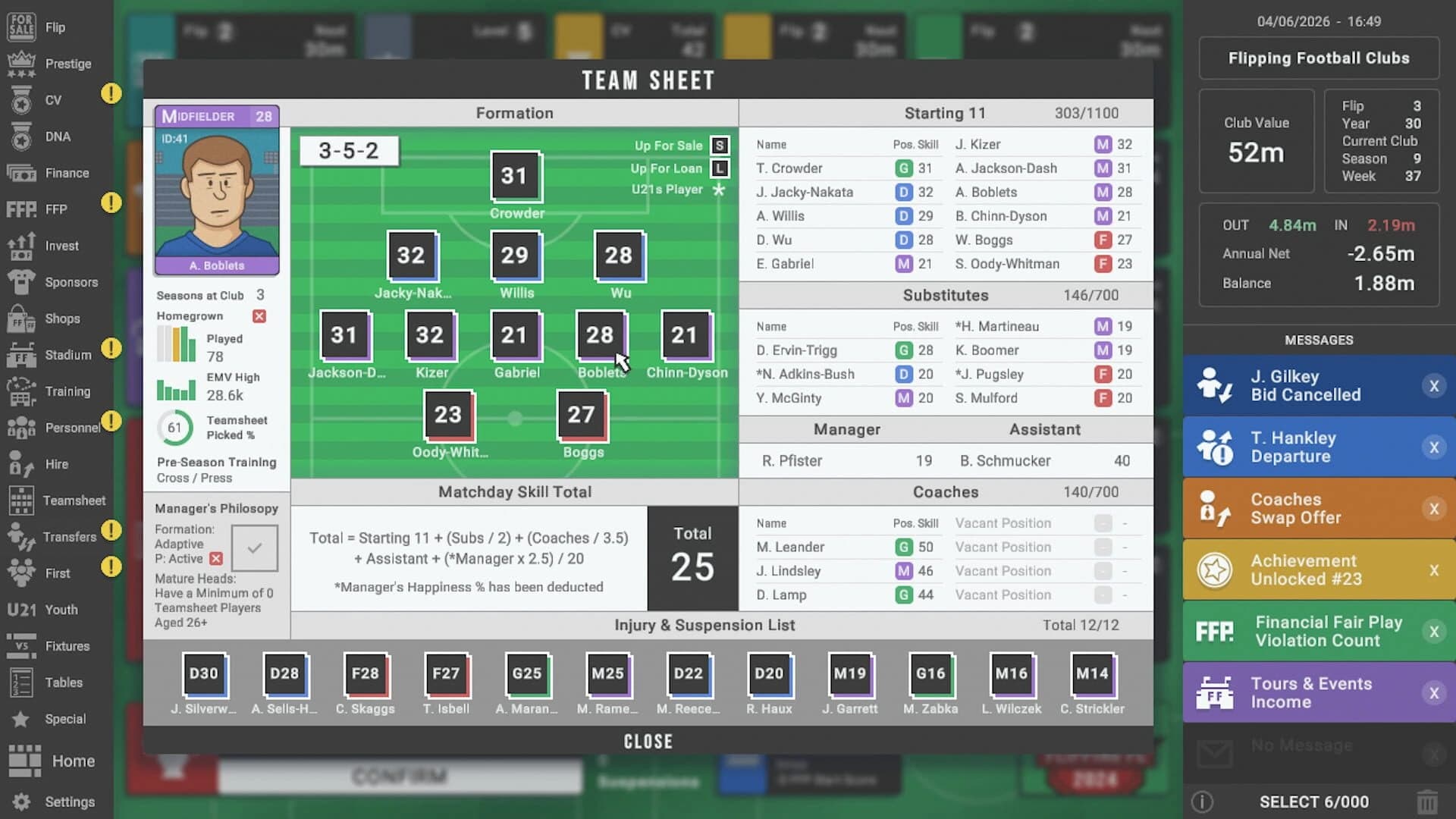 Flipping Football Clubs screenshot 3