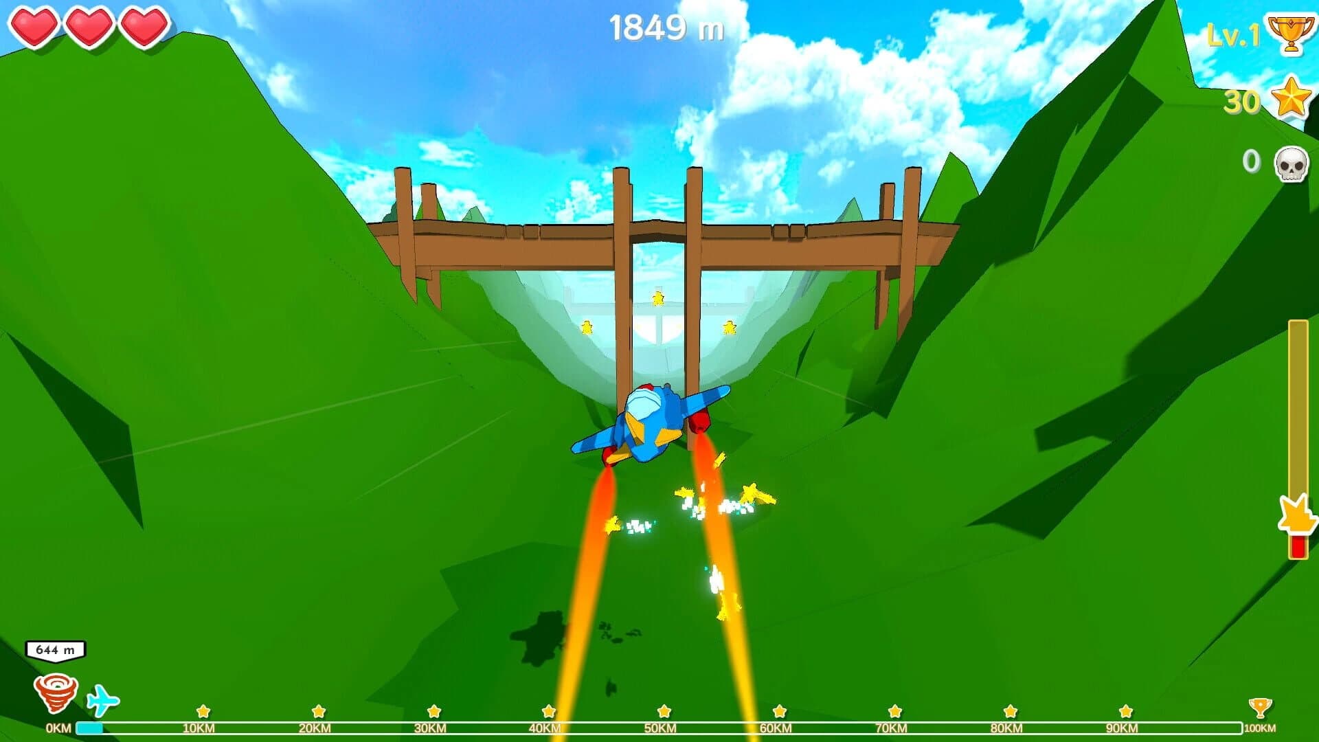 Fly Over! 100KM! Mountains! screenshot 4