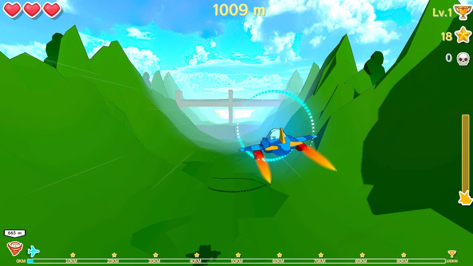 Fly Over! 100KM! Mountains! screenshot 2