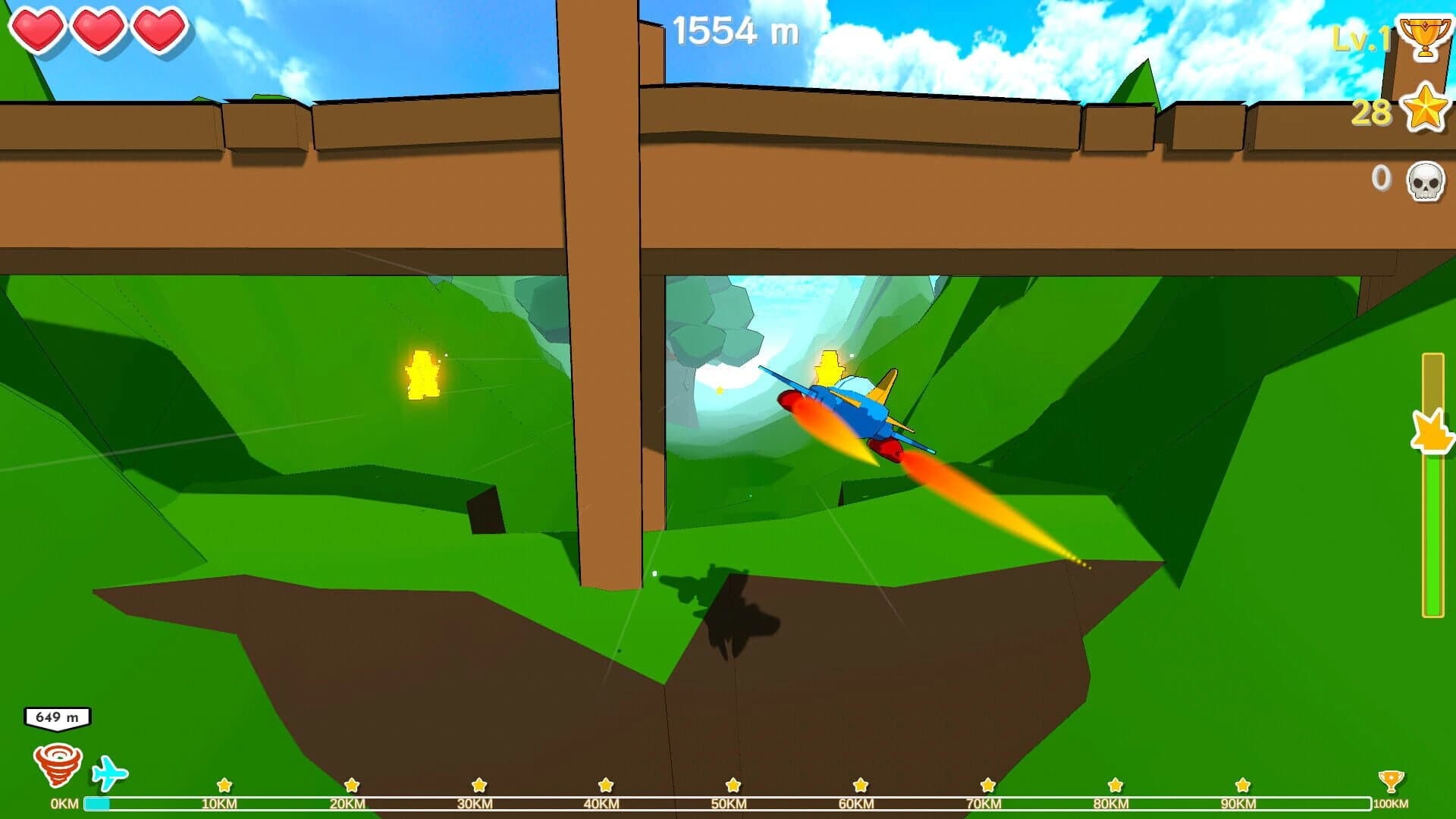 Fly Over! 100KM! Mountains! screenshot 1