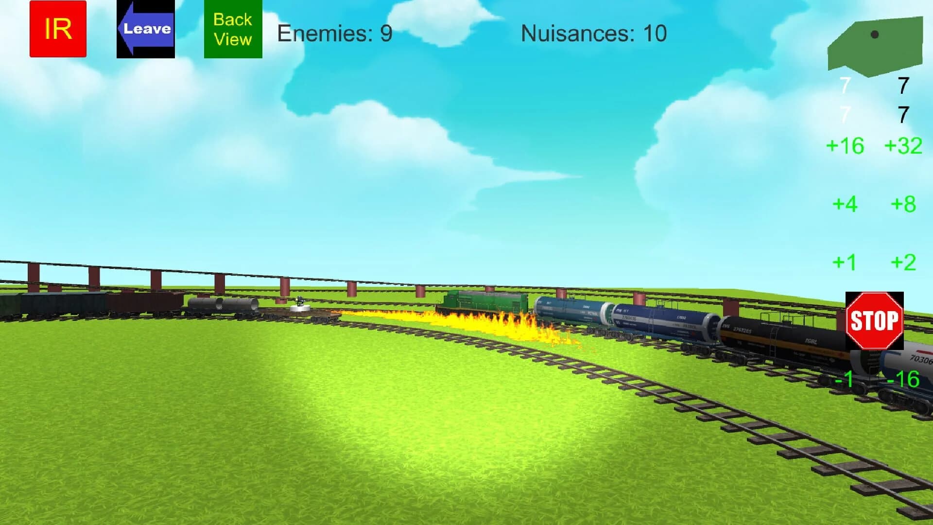 Flyland Wars: 3 Model Trains screenshot 4