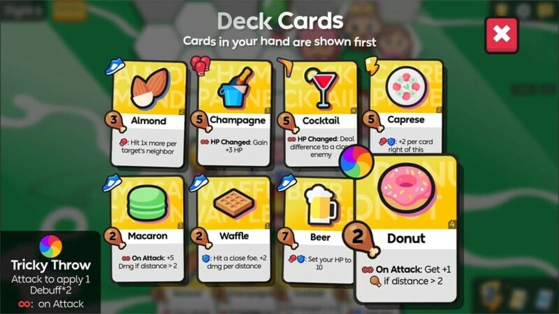 Food Fight Fiesta: Multi-Use Cards screenshot 2