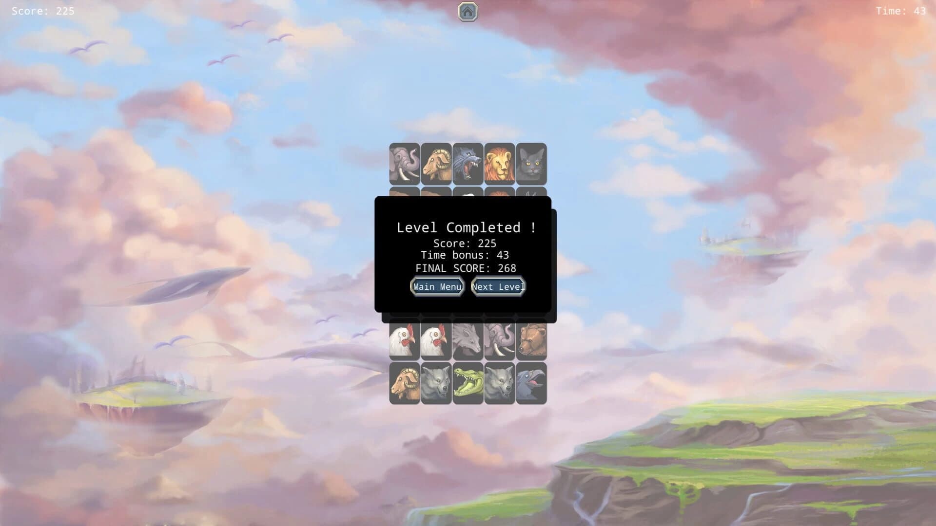 Food Monster and Animals Memory Match screenshot 3