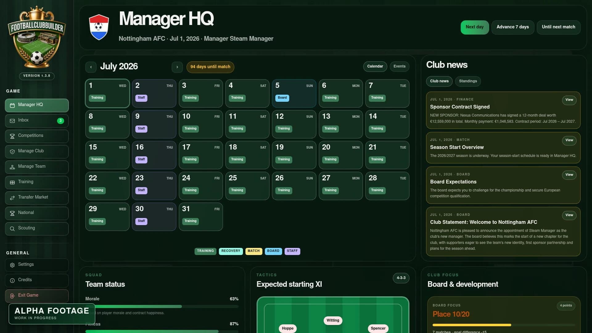 Football Club Builder screenshot 5