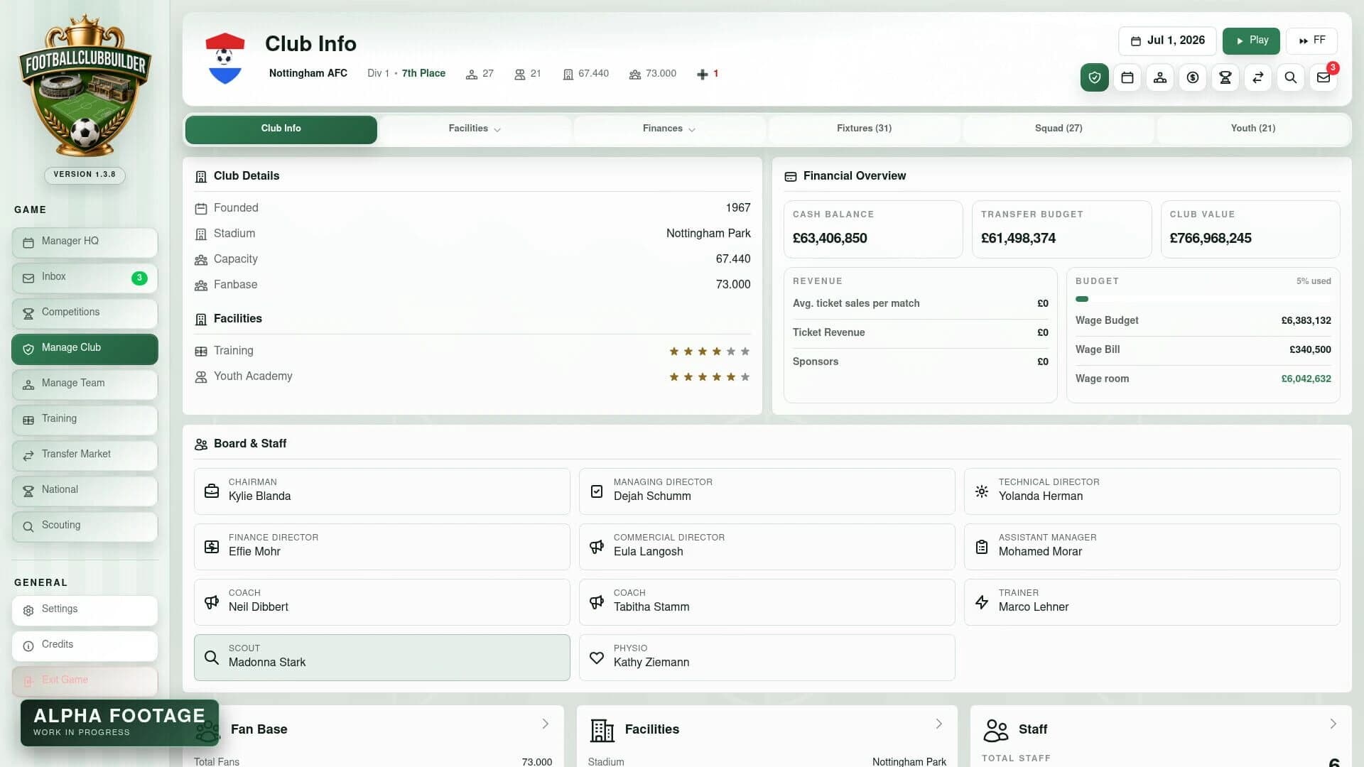 Football Club Builder screenshot 4