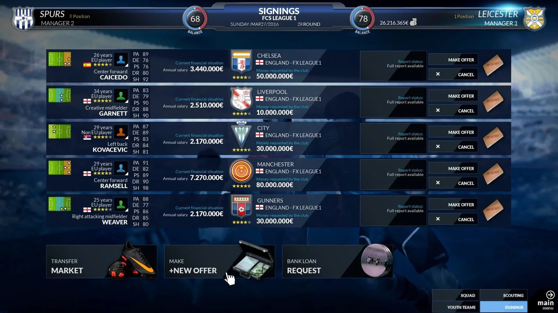 Football Club Simulator - FCS screenshot 5
