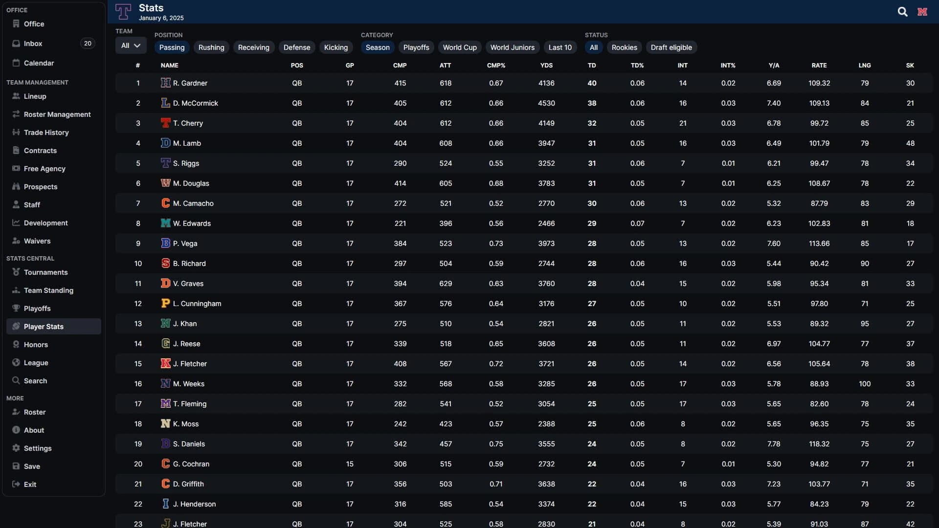 Football Legacy Manager 26 screenshot 5