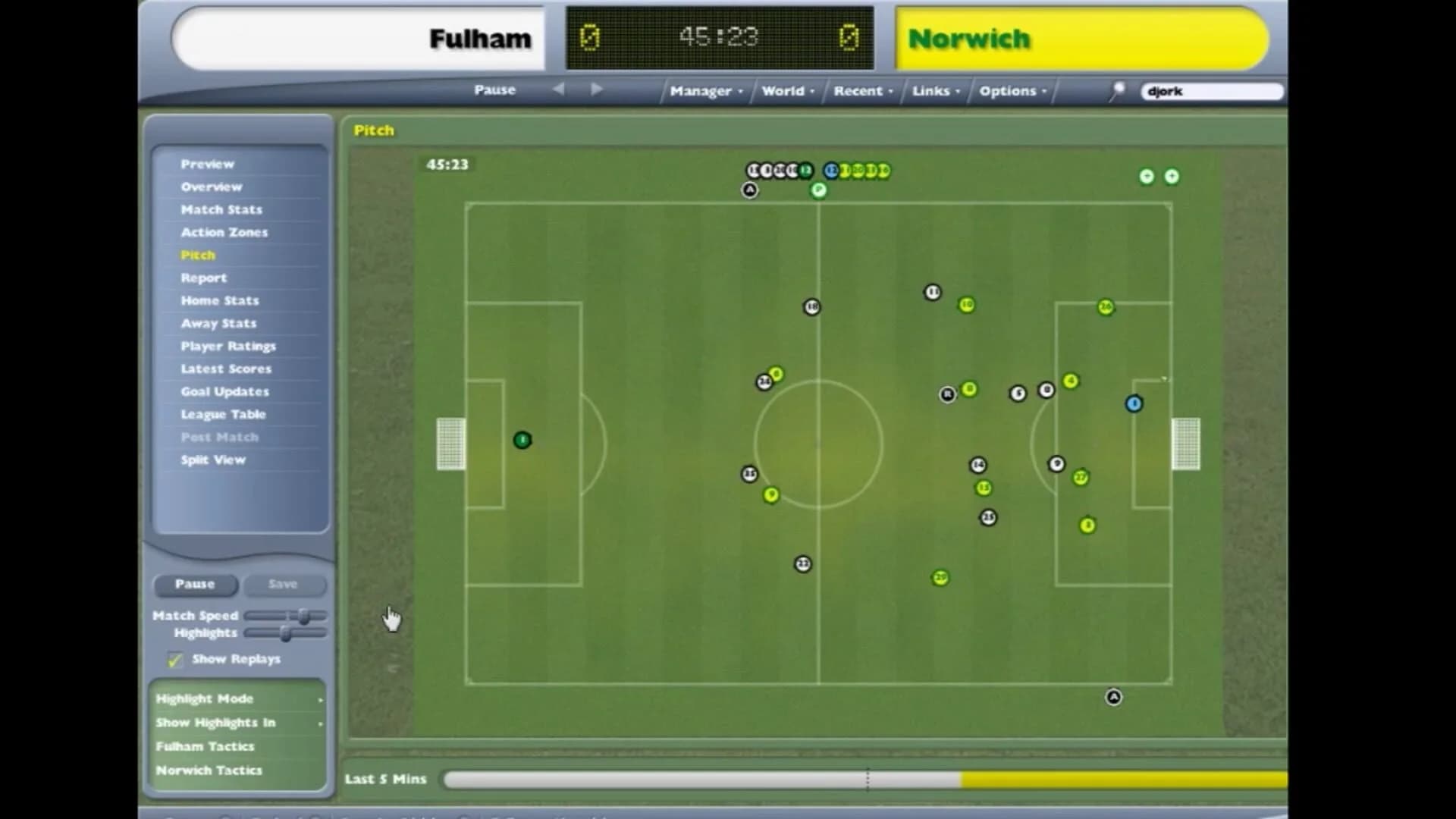 Football Manager 2005 screenshot 2
