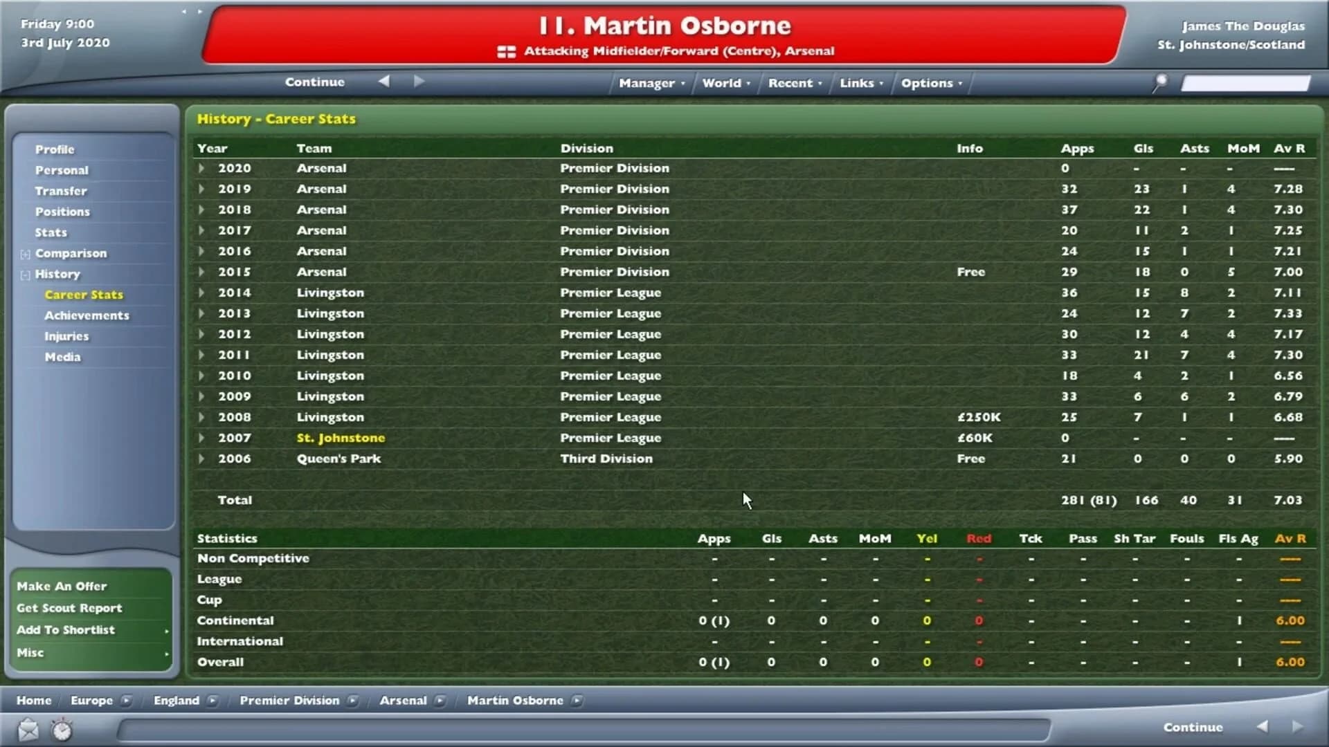 Football Manager 2006 screenshot 3