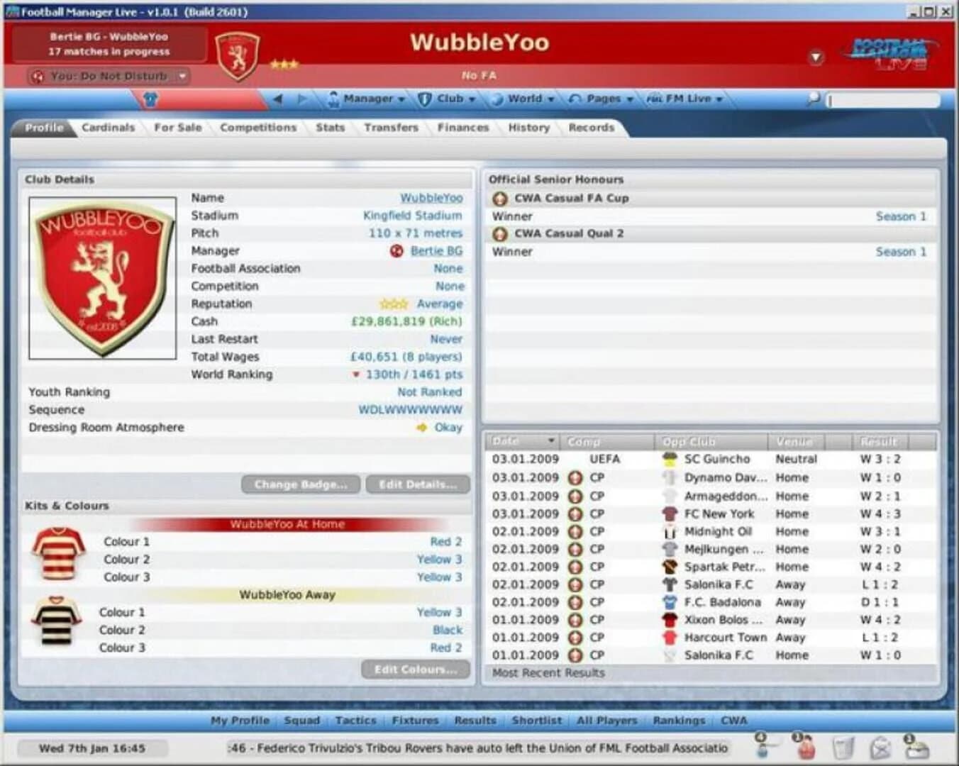 Football Manager Live screenshot 3