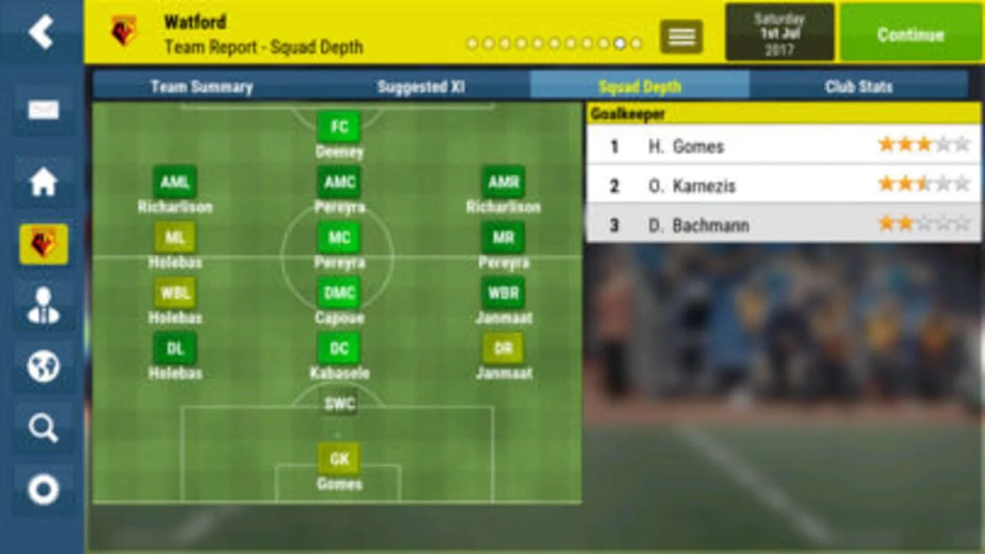 Football Manager Mobile 2018 screenshot 3