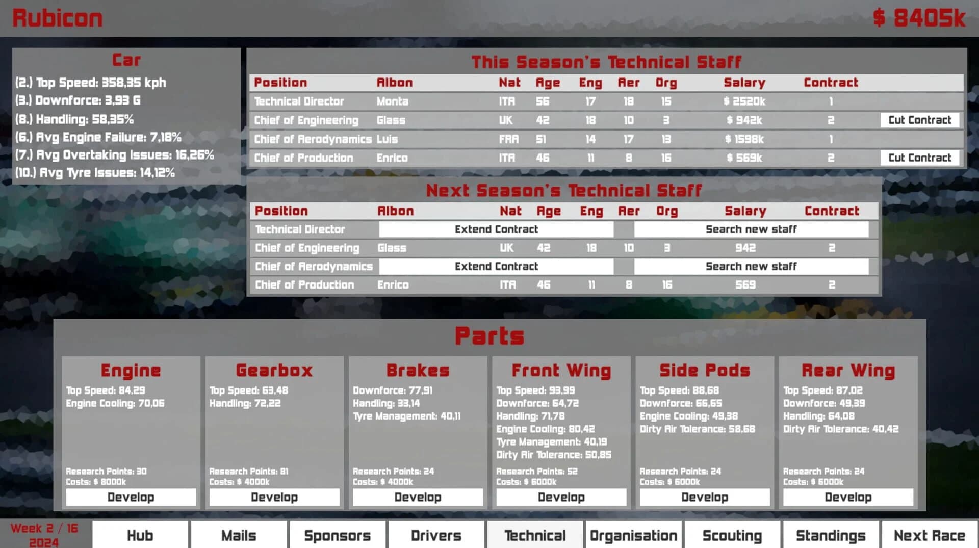 Formula Racing Manager screenshot 2