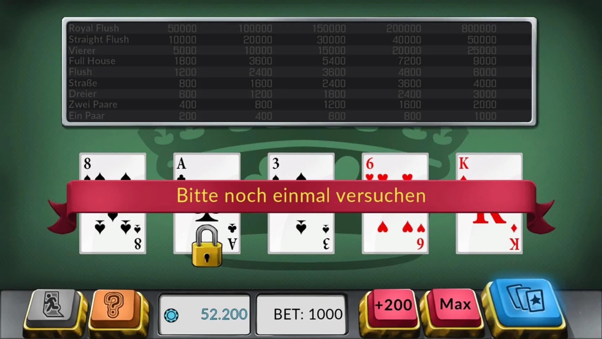 Four Kings: Video Poker screenshot 5