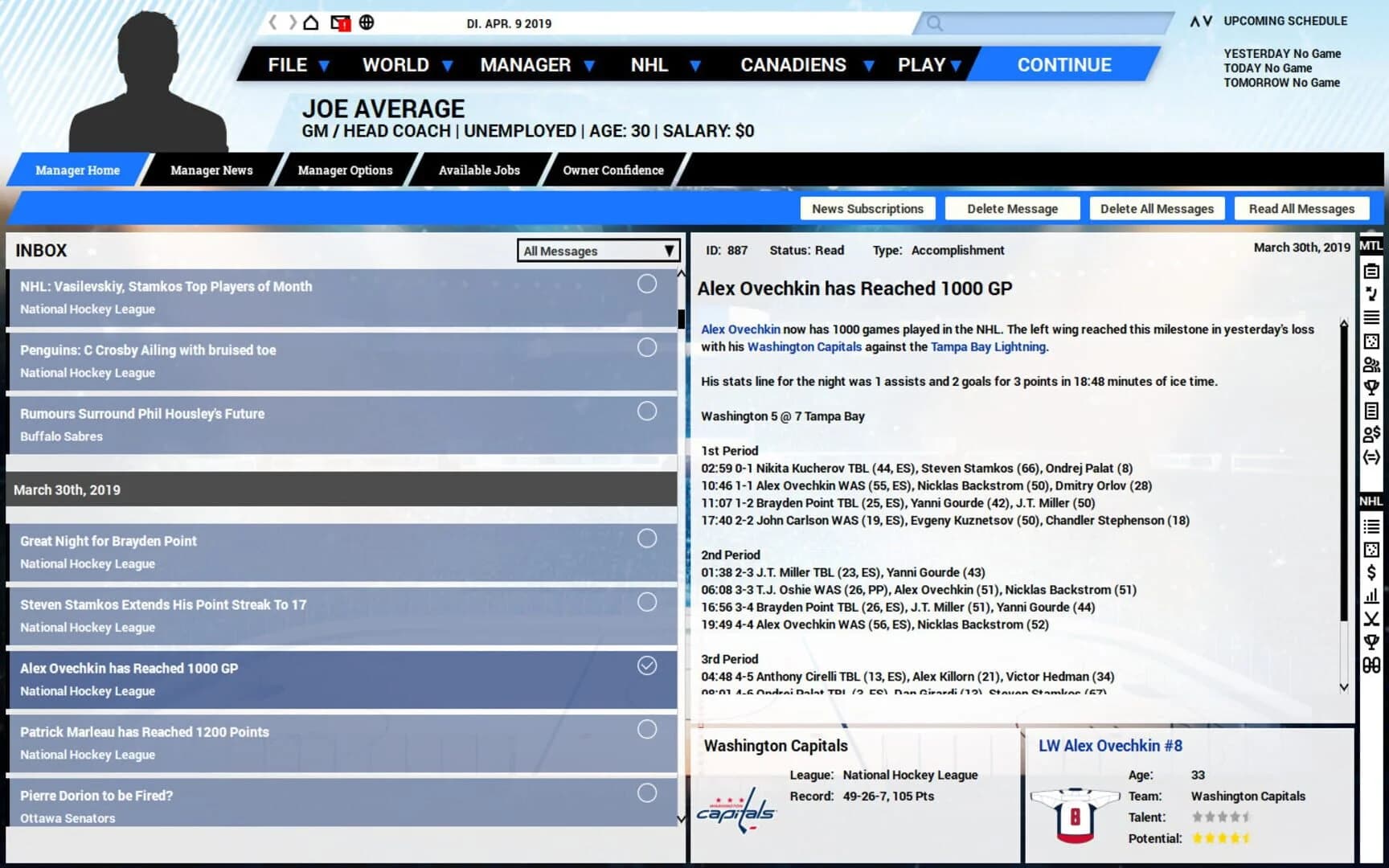 Franchise Hockey Manager 5 screenshot 5