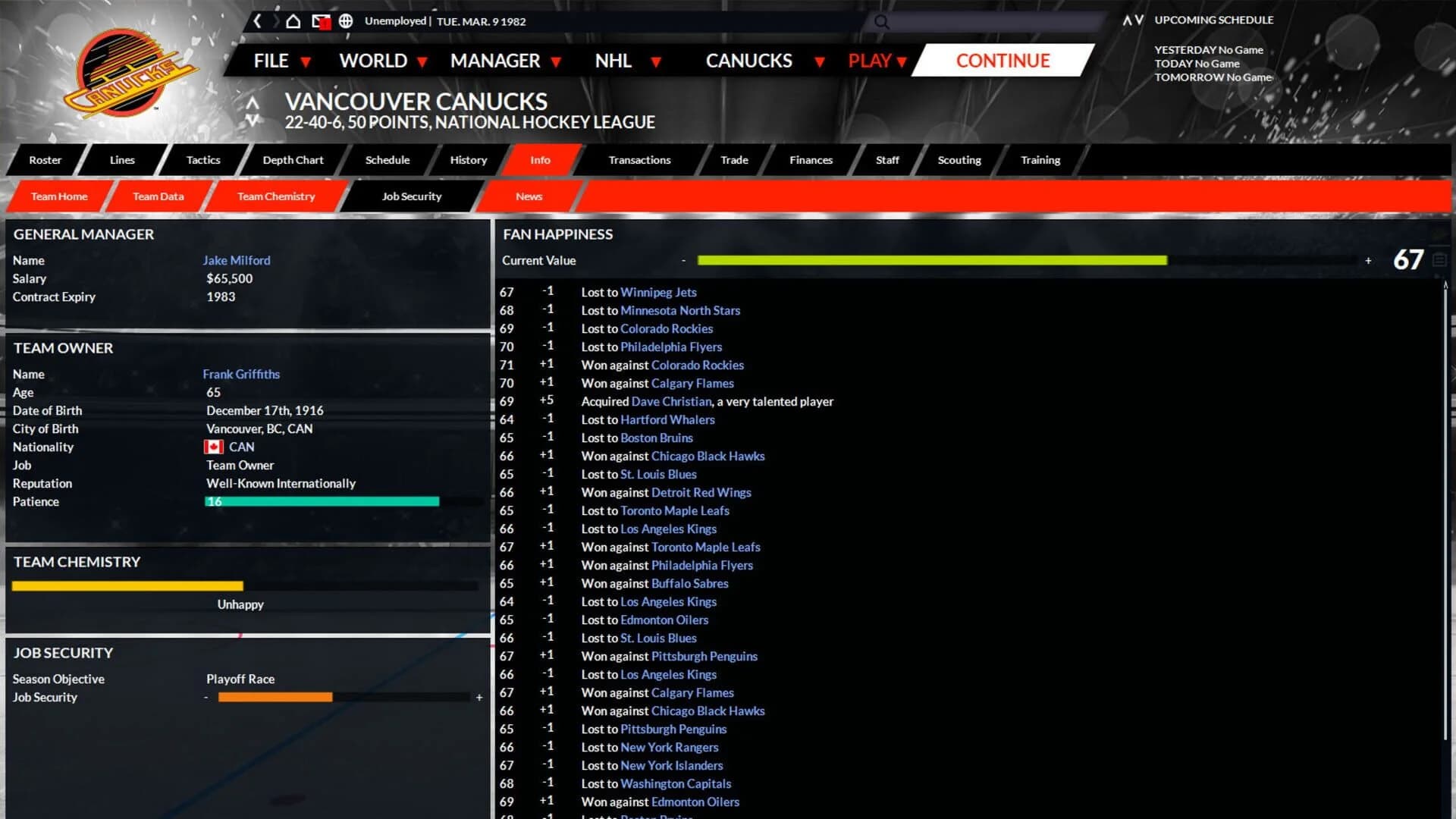 Franchise Hockey Manager 6 screenshot 2