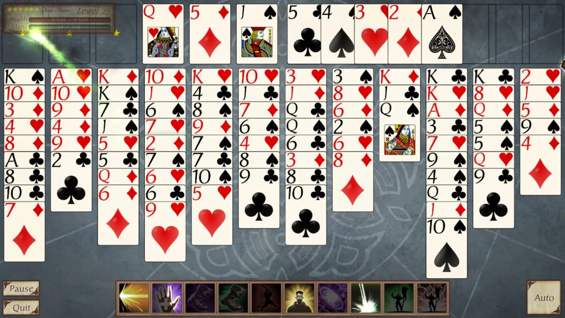 FreeCell Quest screenshot 1