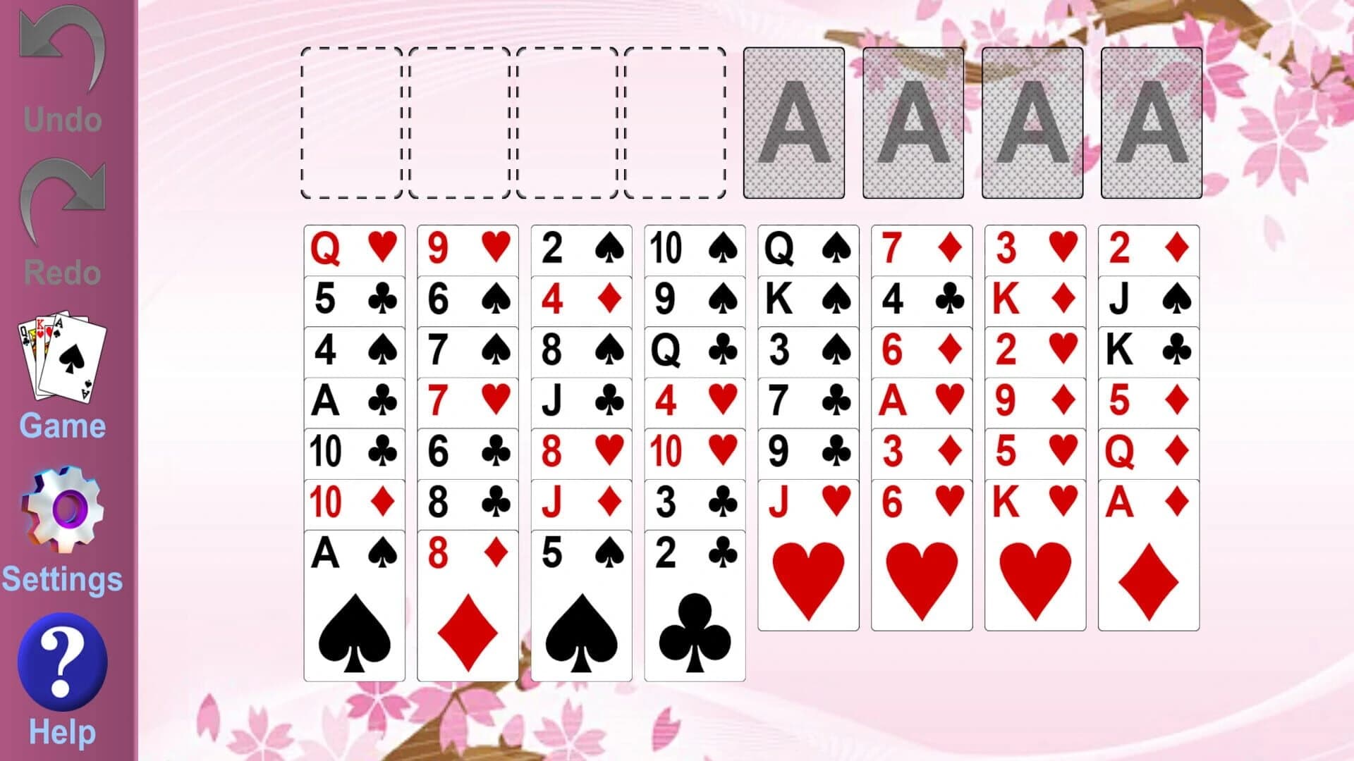 FreeCell Solitaire Classic Card Game screenshot 1