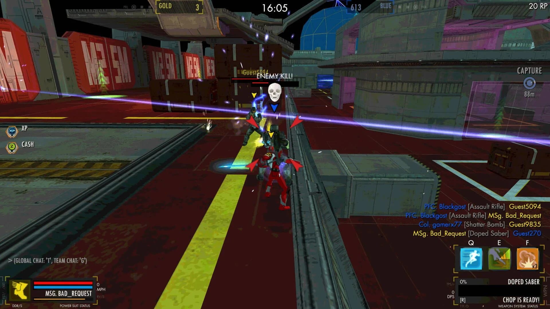 Freefall Tournament screenshot 2