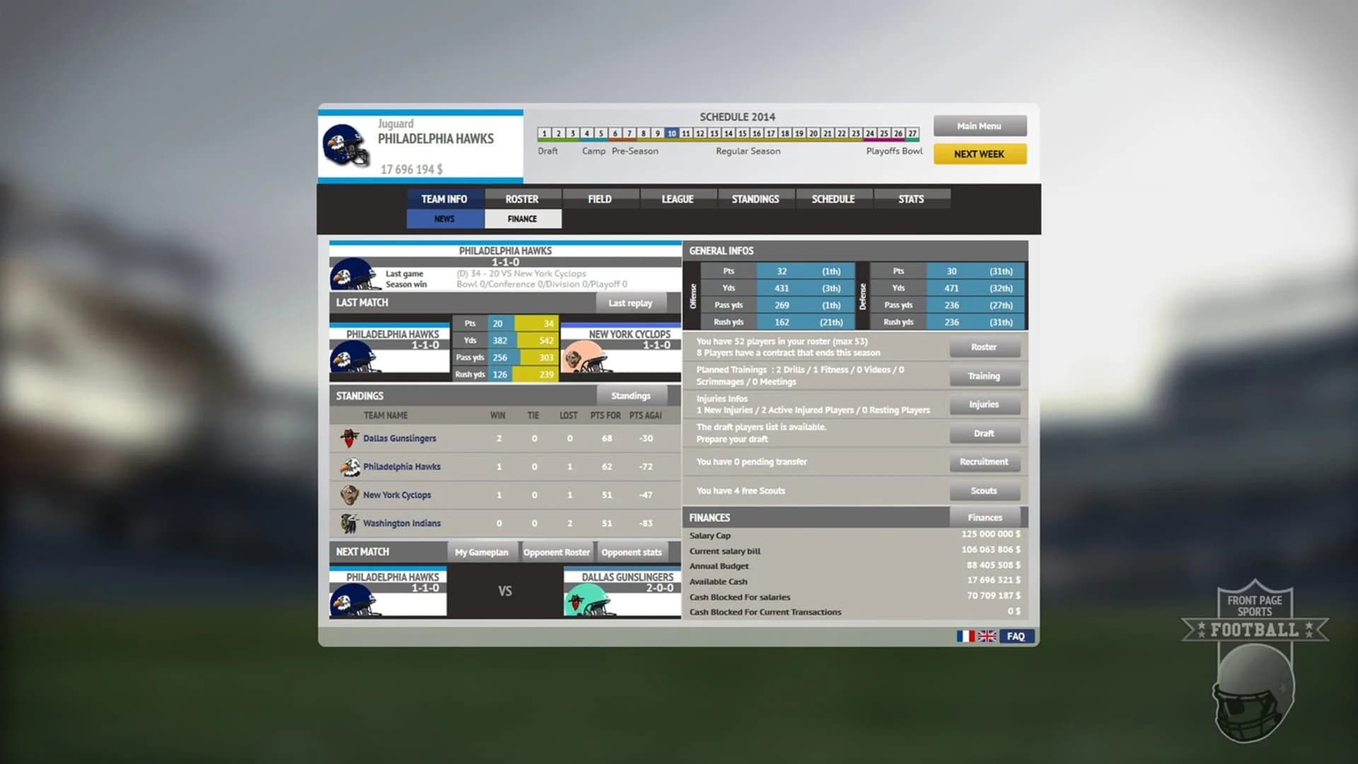 Front Page Sports Football screenshot 4