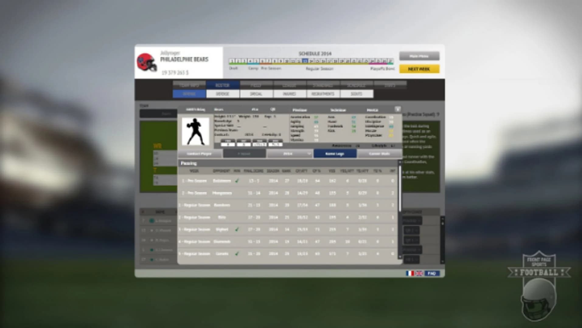 Front Page Sports Football screenshot 1