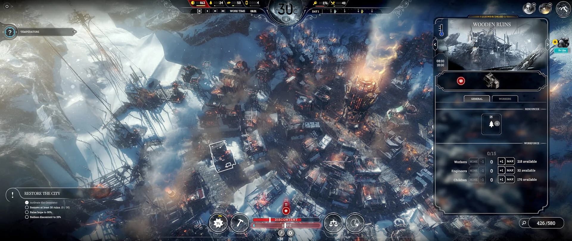Frostpunk: The Fall of Winterhome screenshot 1