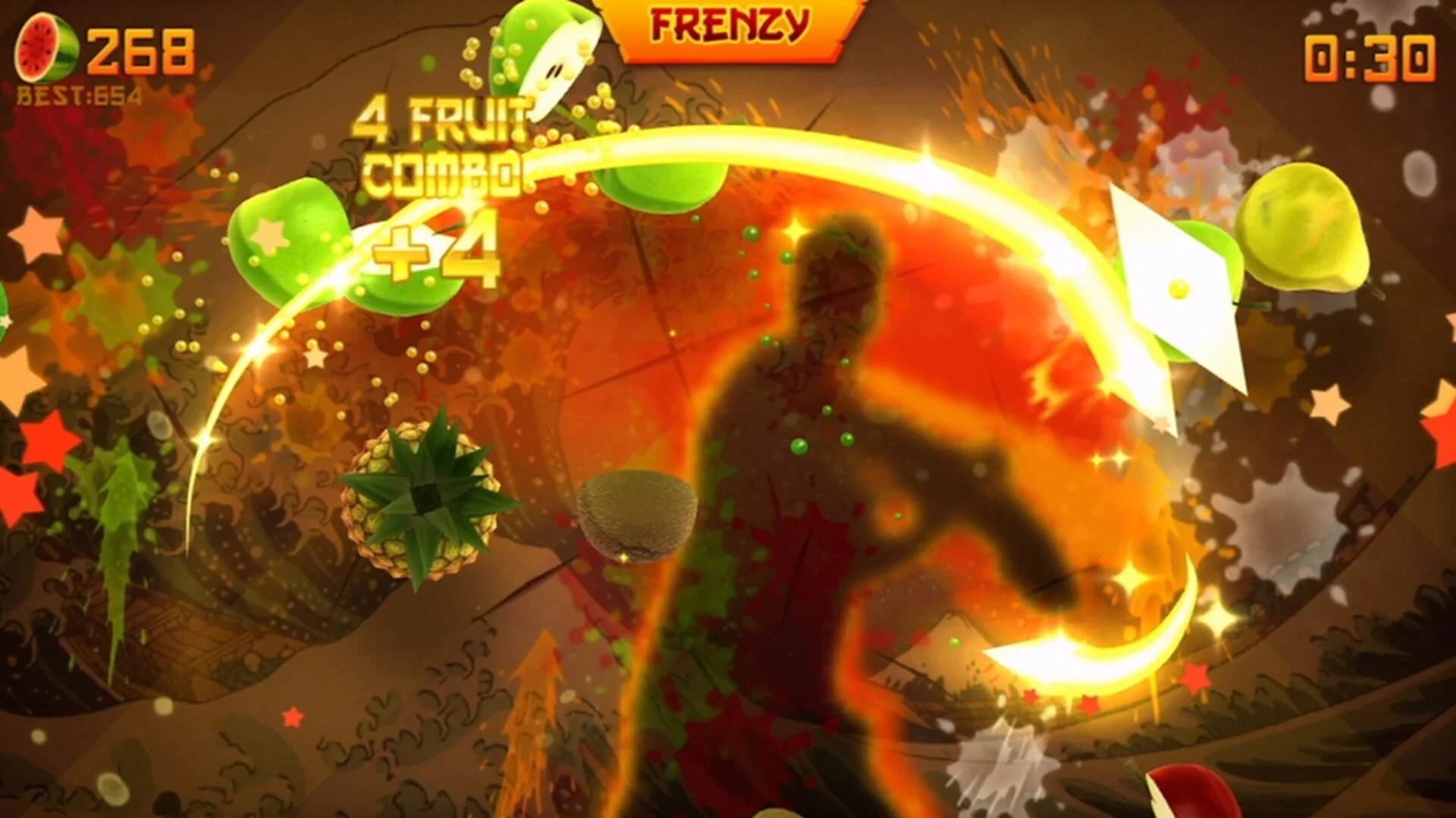 Fruit Ninja Kinect screenshot 1