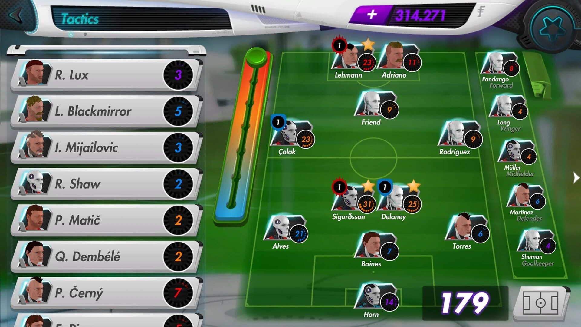 Futuball: Future Football Manager Game screenshot 1