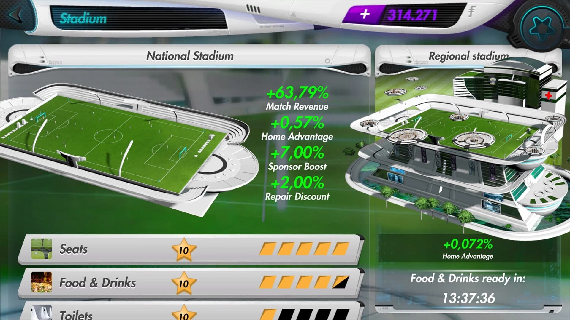 Futuball: Future Football Manager Game screenshot 2