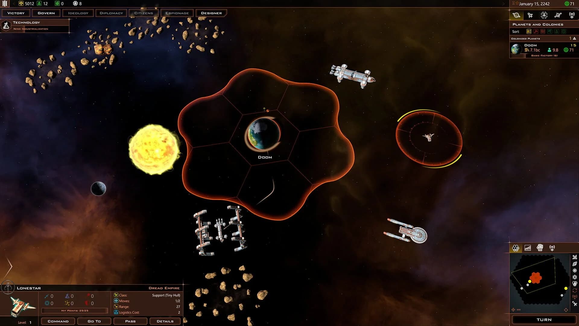 Galactic Civilizations III: Crusade screenshot 2