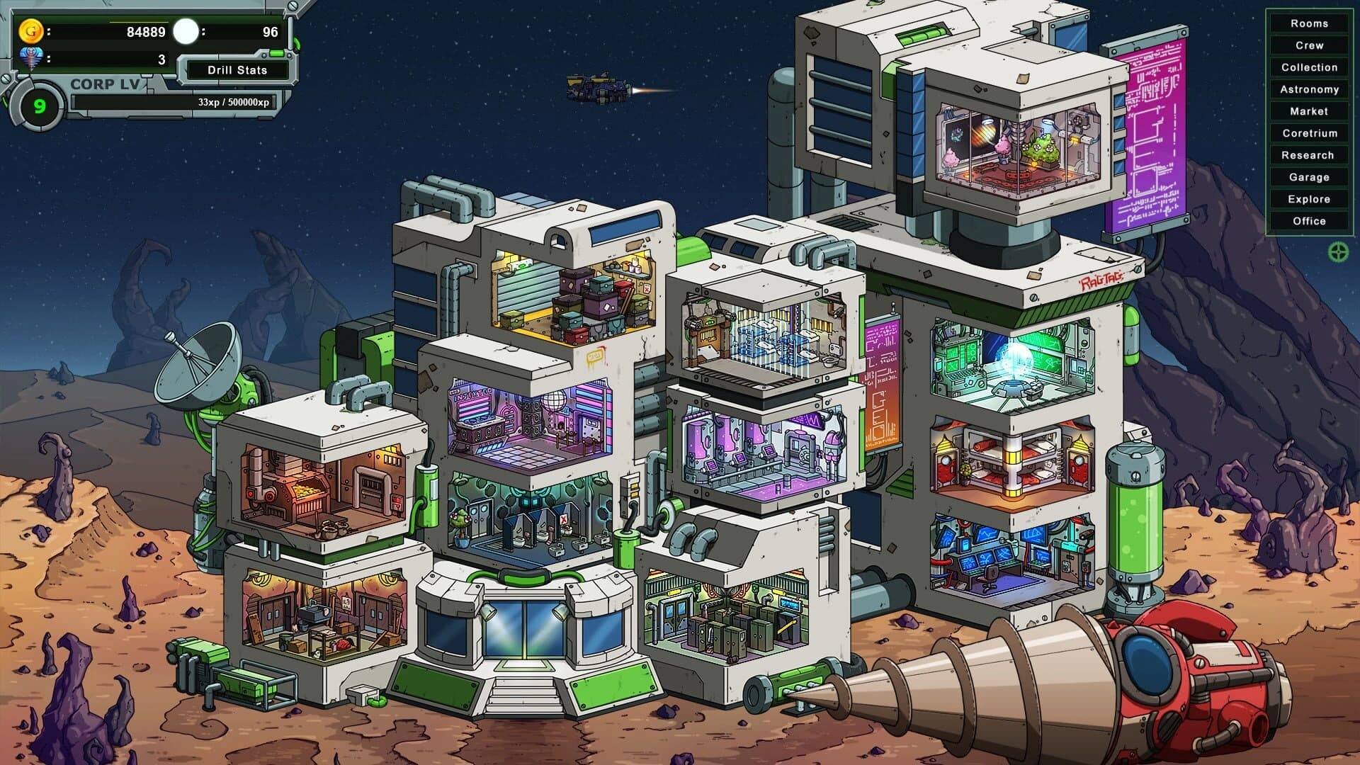 Galactic Mining Corp screenshot 1
