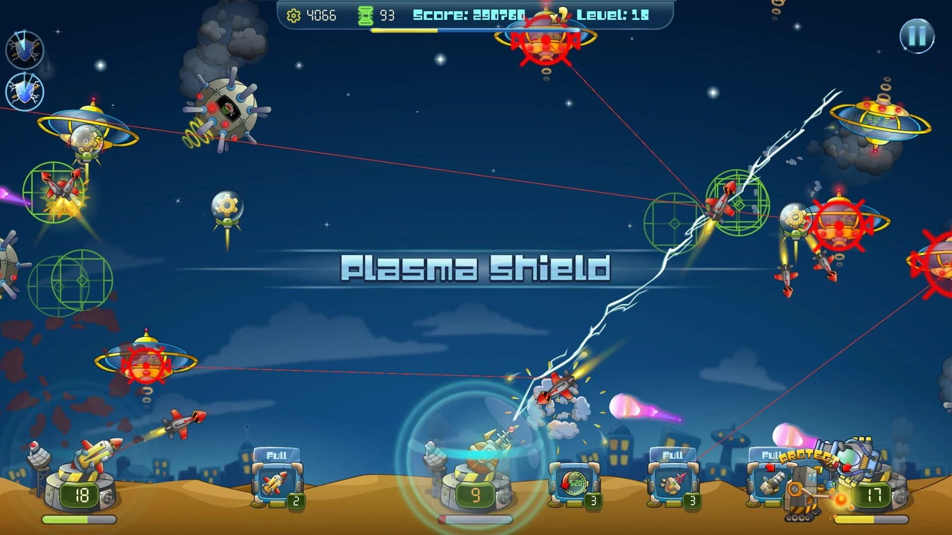 Galactic Missile Defense screenshot 2