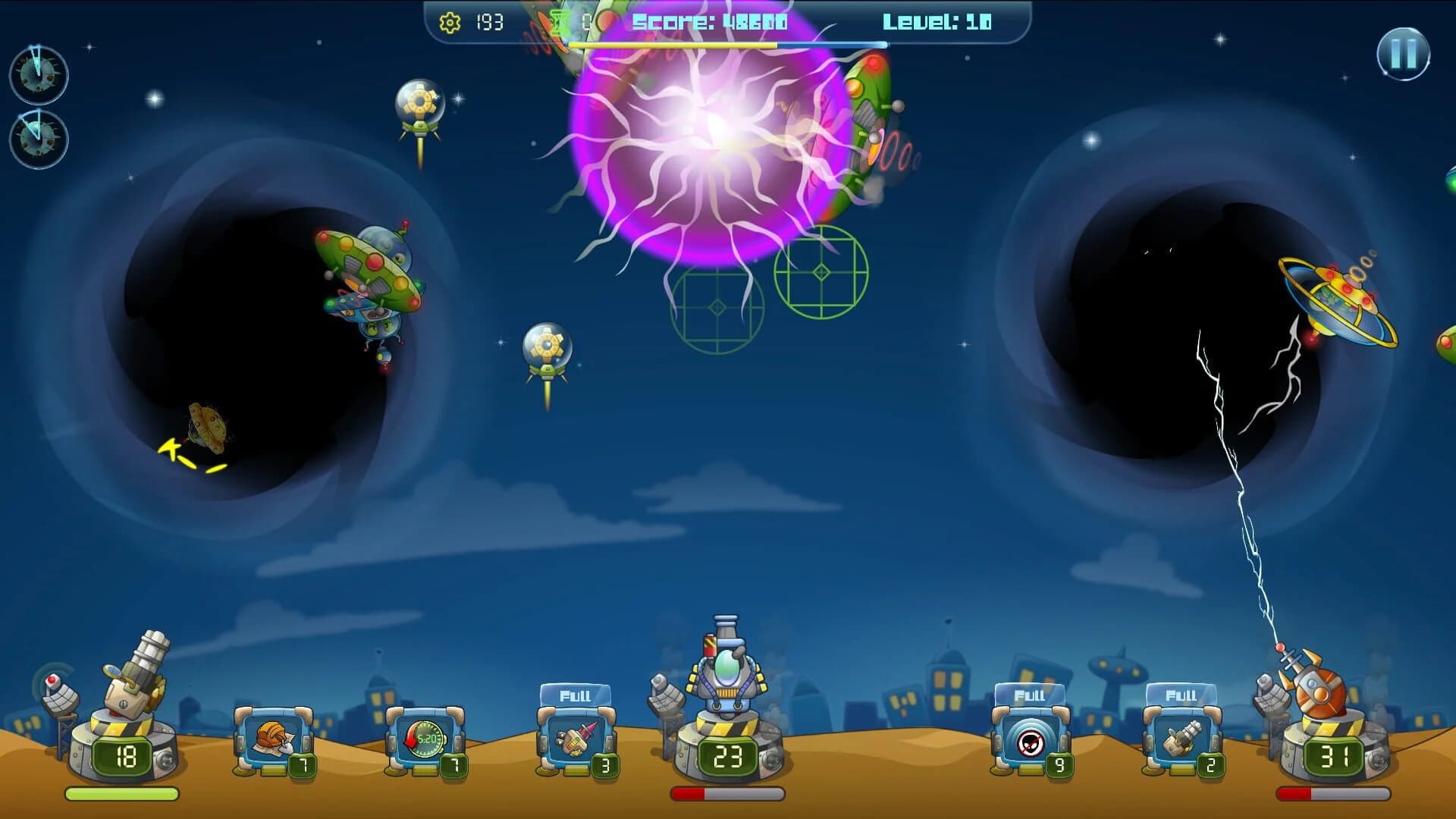 Galactic Missile Defense screenshot 4
