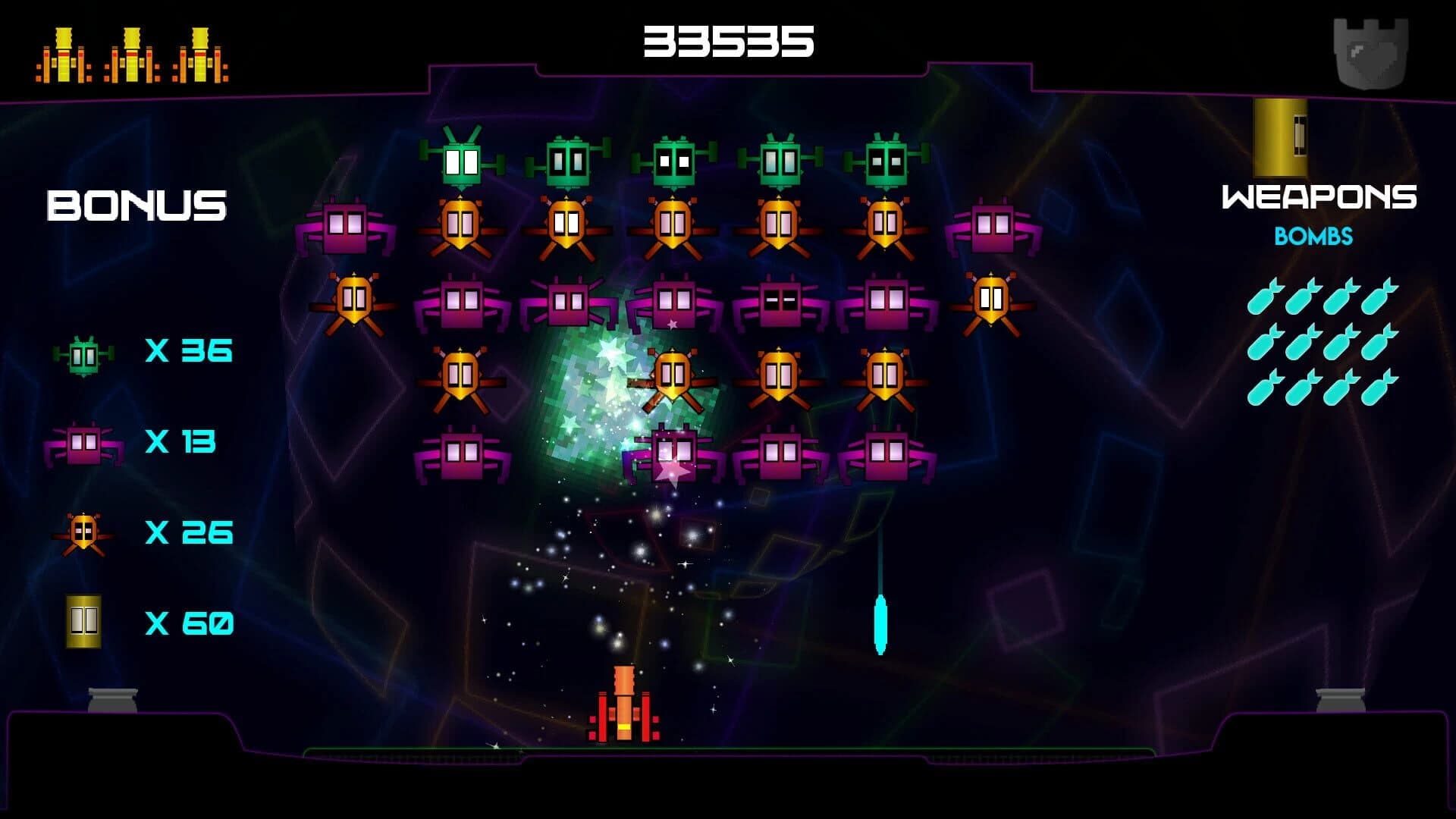 Galactoids: Galactic Invaders screenshot 2