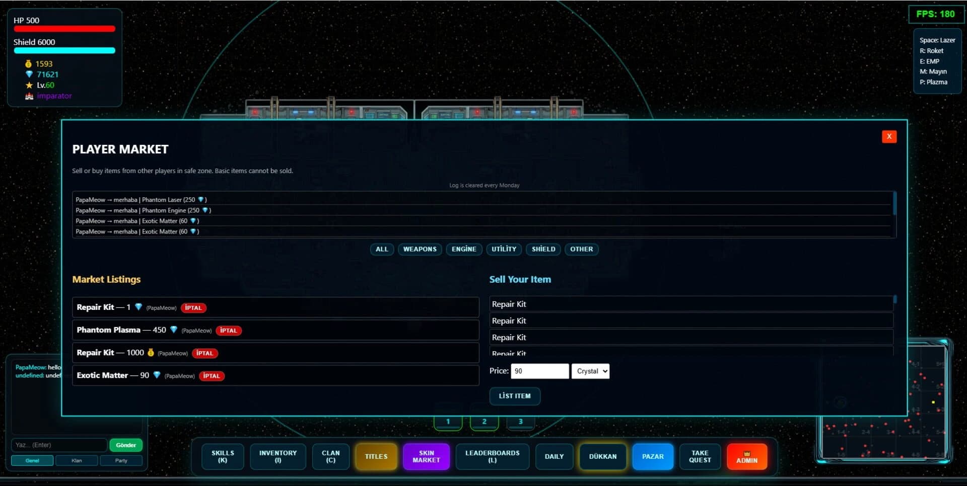 Galaksia Online screenshot 3
