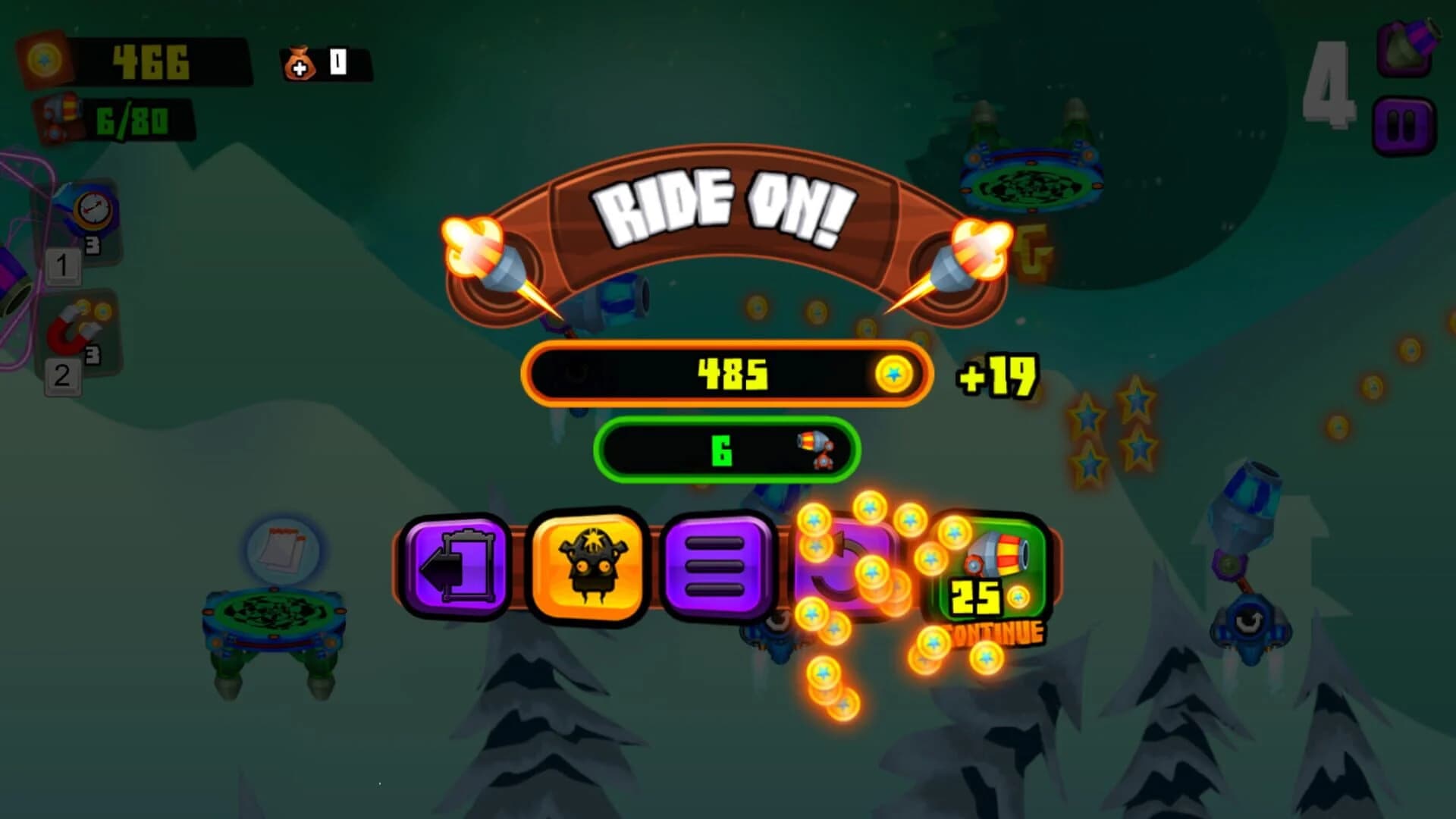 Galaxy Cannon Rider screenshot 2