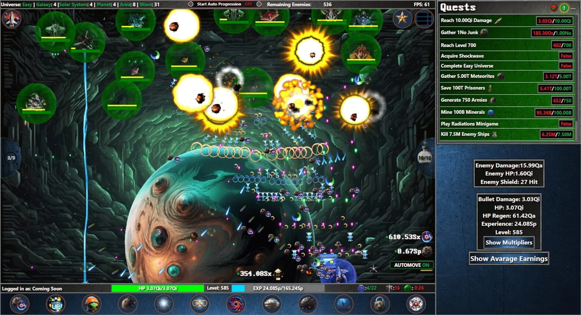 Galaxy Idle Clicker screenshot 3