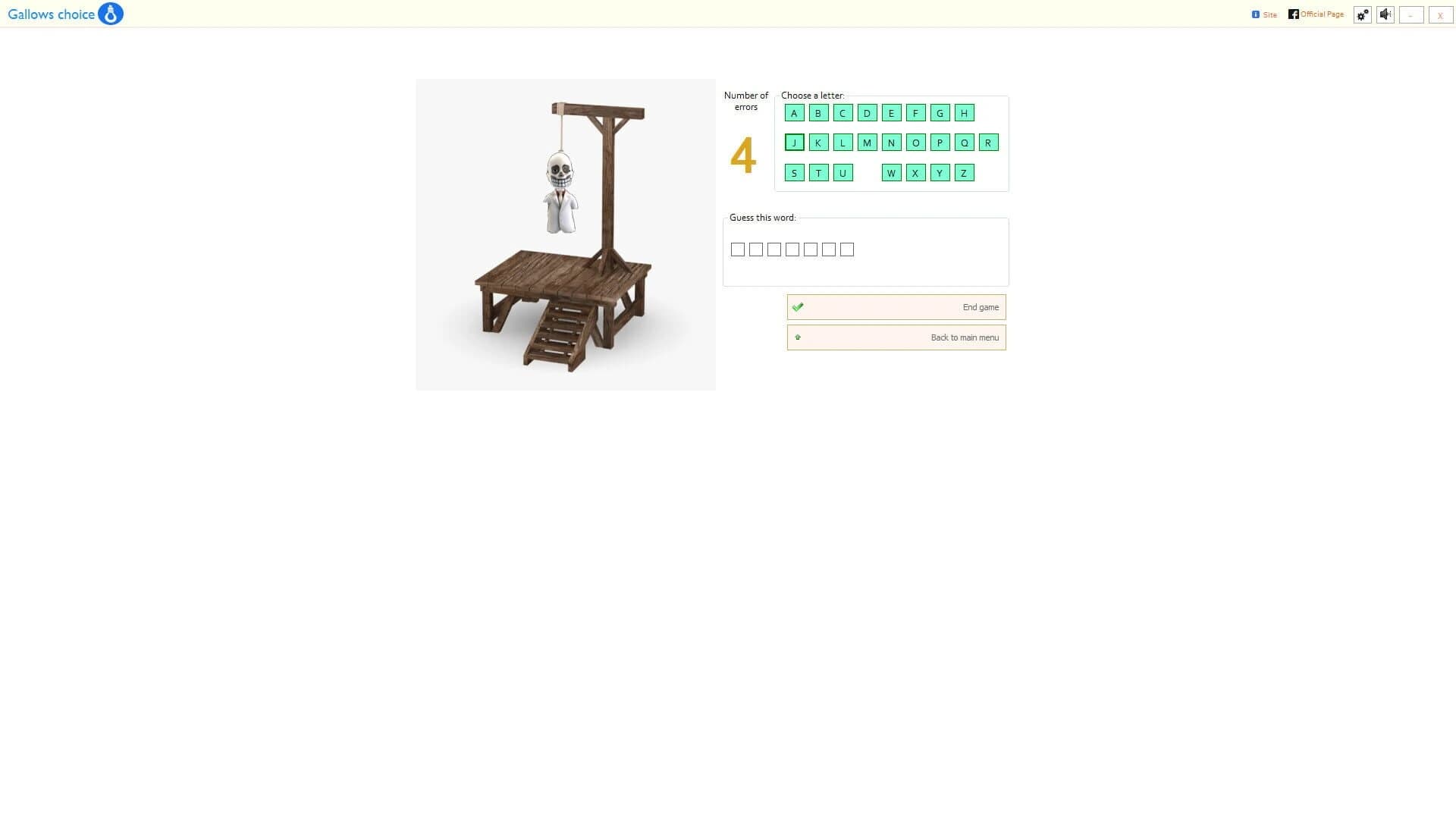 Gallows Choice screenshot 1