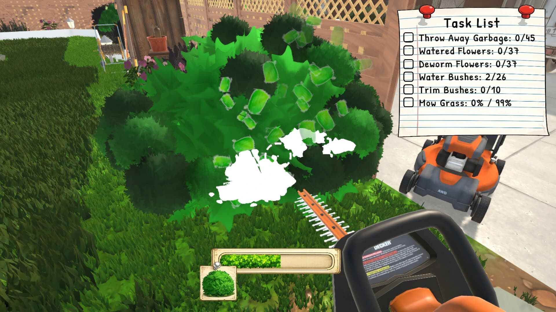 Garden Cleanup Simulator screenshot 6
