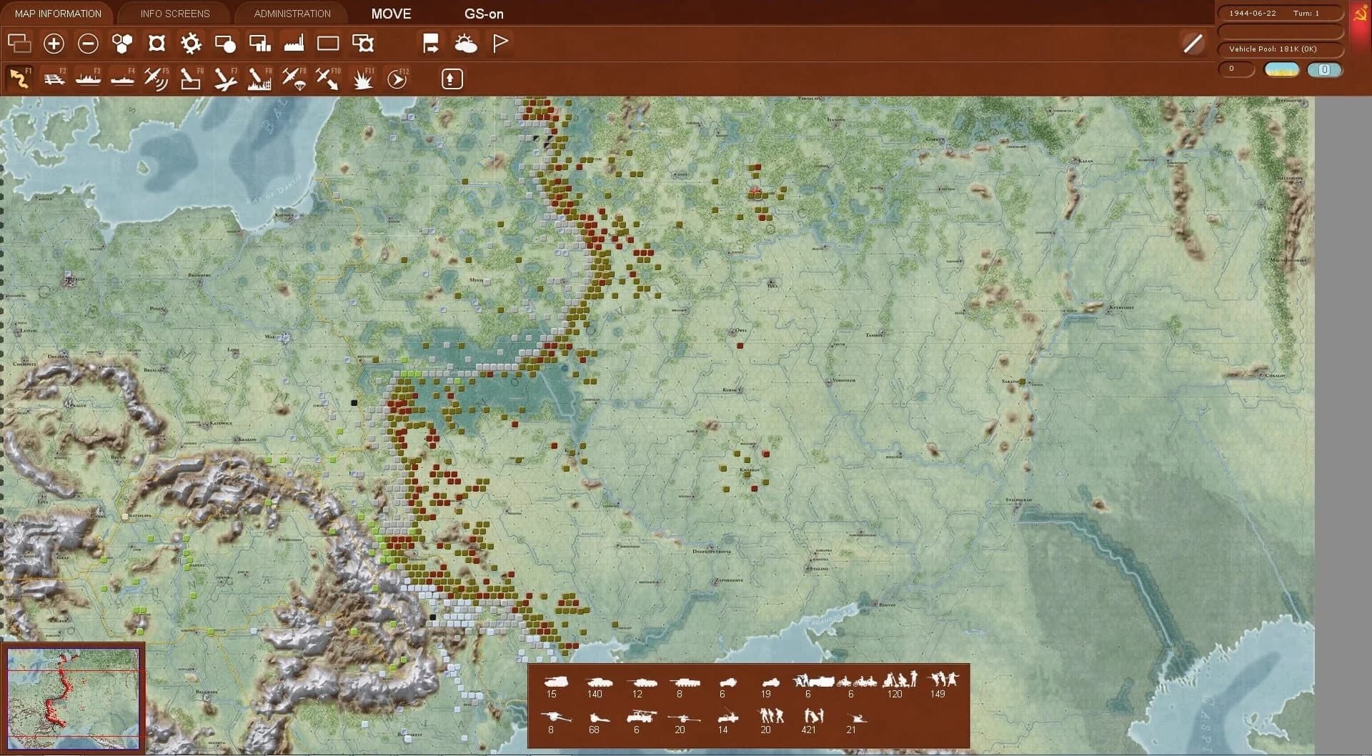 Gary Grigsby's War in the East screenshot 1